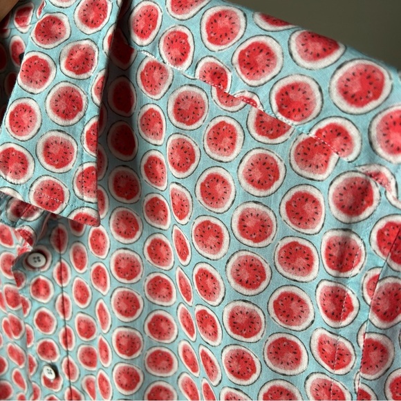 Rodd & Gunn Men’s S/S Watermelon Print Sports Fit Button Up Size S - Picture 5 of 13